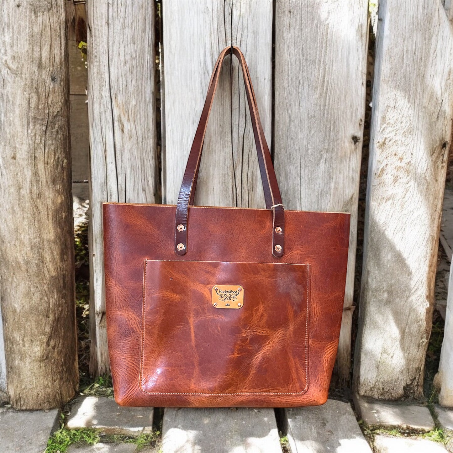 Large Horween English Tan tote