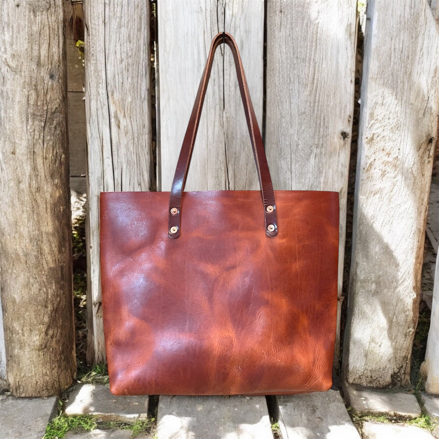 Large Horween English Tan tote