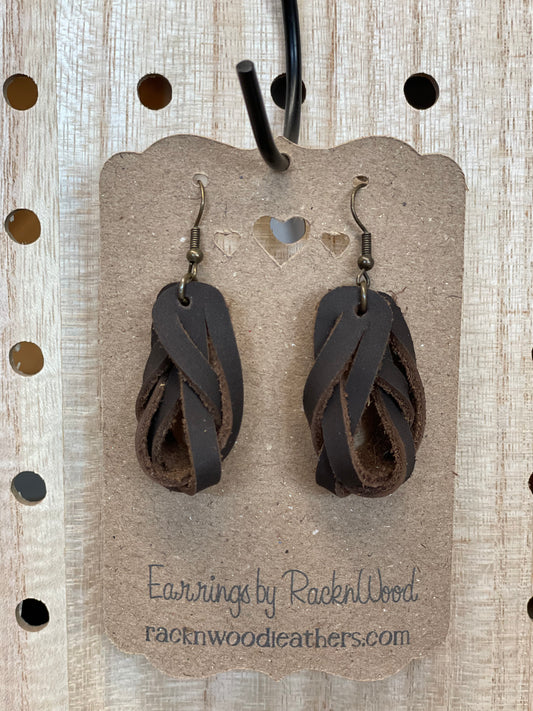 Braided earrings